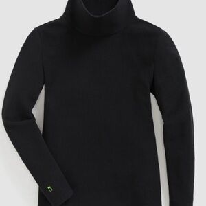 Dudley Stephens Greenpoint Turtleneck in Vello Fleece (Black)
